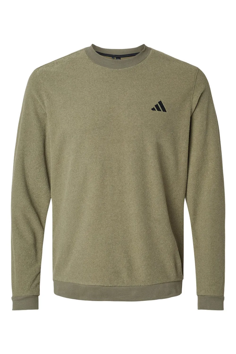 Adidas Mens Crewneck Sweatshirt - Olive Strata