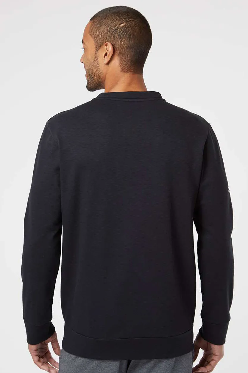 Adidas Mens Fleece Crewneck Sweatshirt - Black