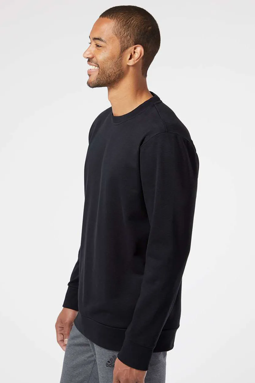 Adidas Mens Fleece Crewneck Sweatshirt - Black