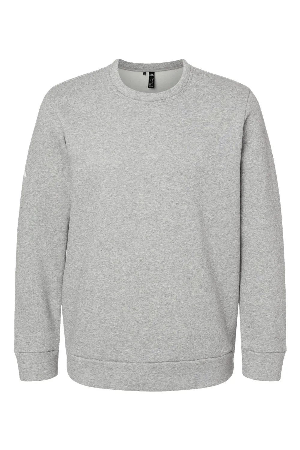 Adidas Mens Fleece Crewneck Sweatshirt - Heather Grey