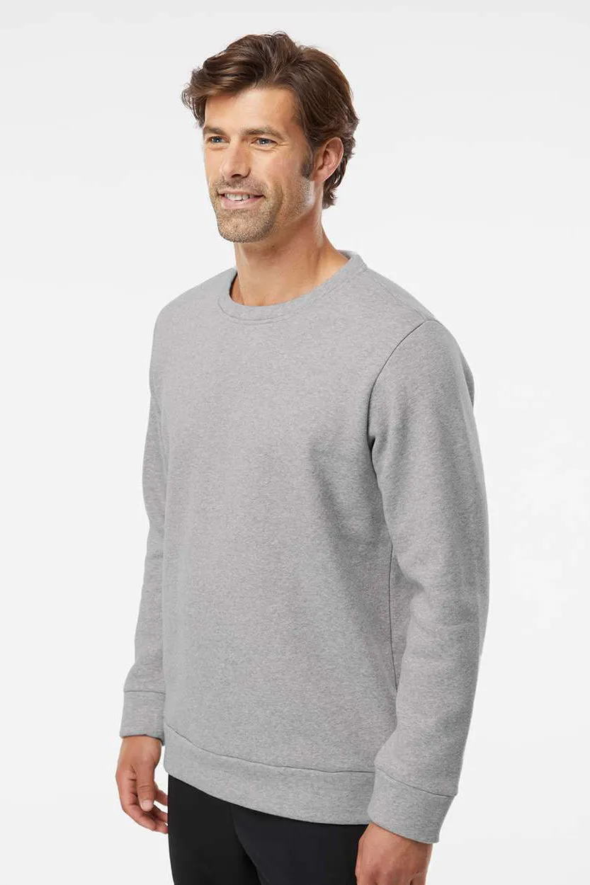 Adidas Mens Fleece Crewneck Sweatshirt - Heather Grey