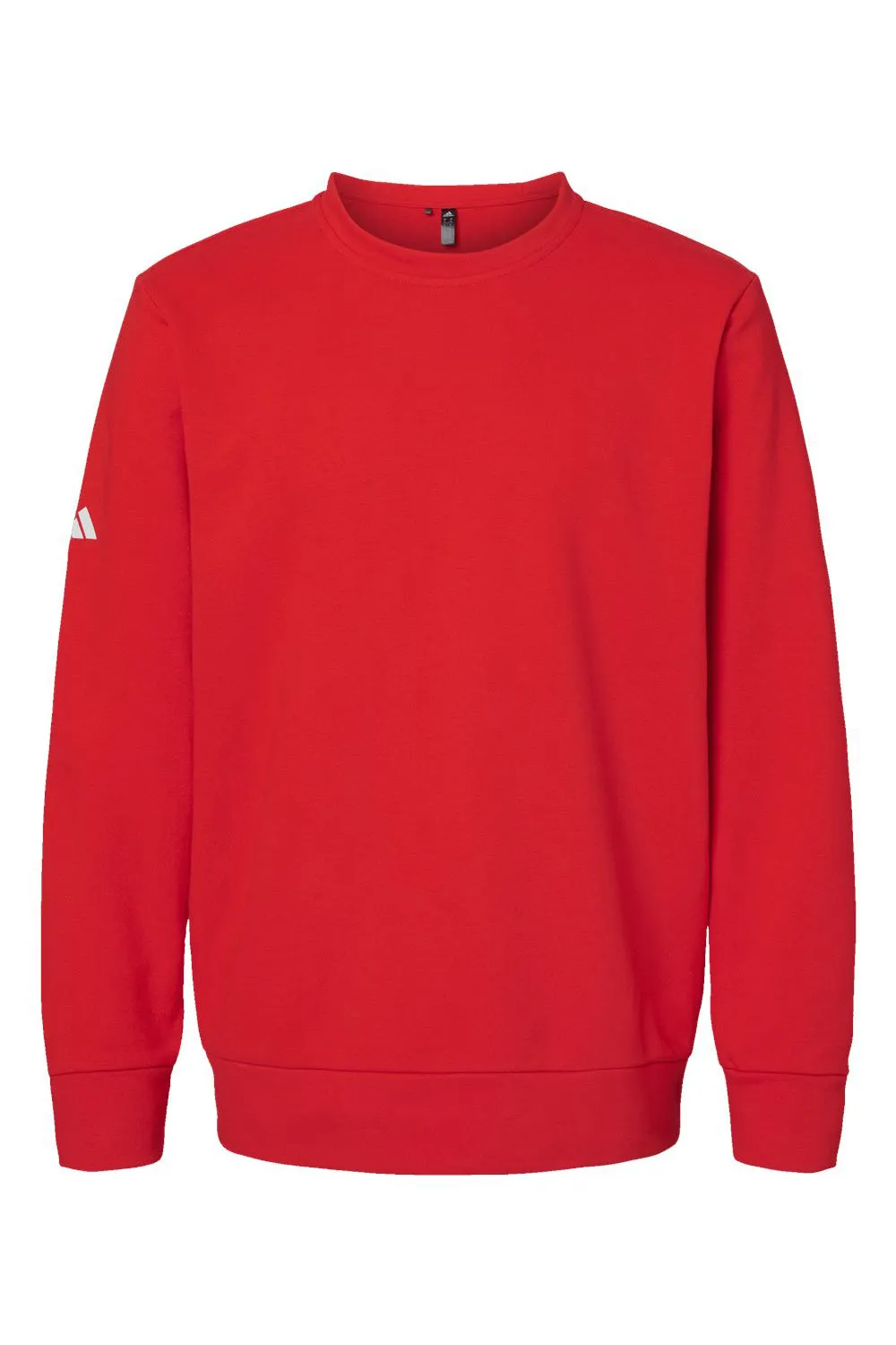 Adidas Mens Fleece Crewneck Sweatshirt - Red
