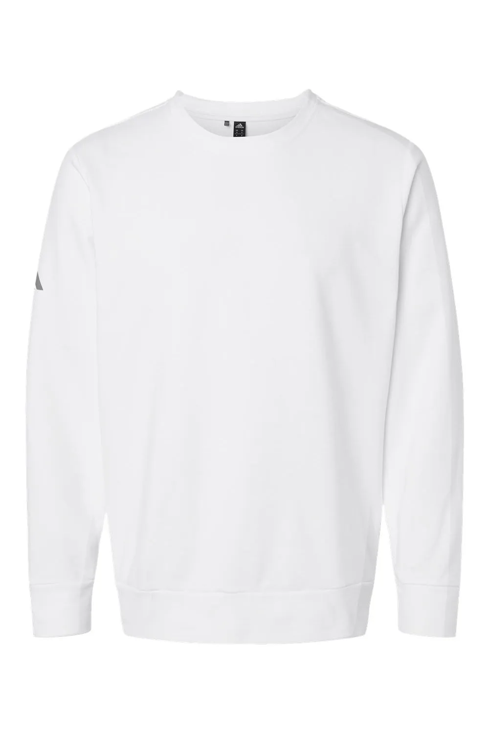 Adidas Mens Fleece Crewneck Sweatshirt - White