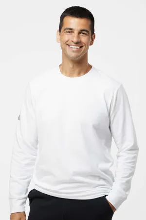 Adidas Mens Fleece Crewneck Sweatshirt - White