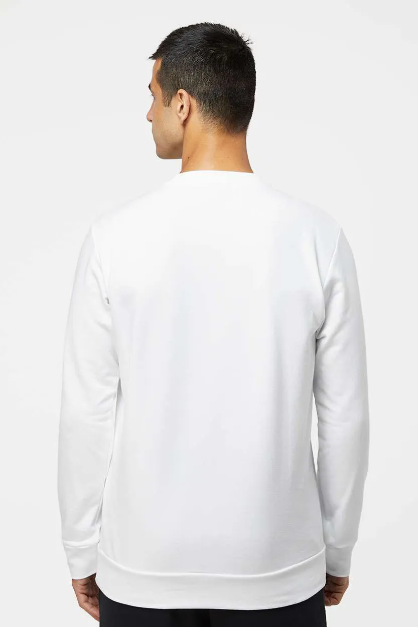 Adidas Mens Fleece Crewneck Sweatshirt - White