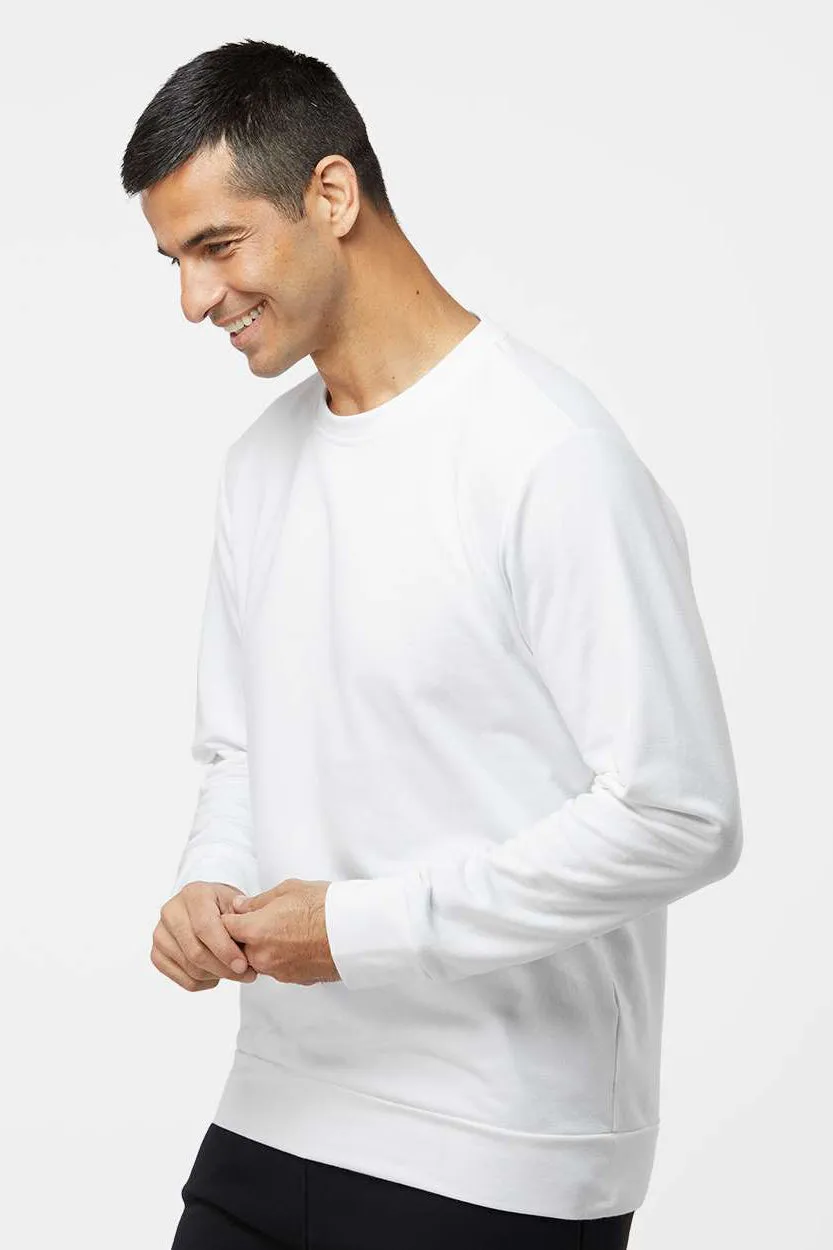 Adidas Mens Fleece Crewneck Sweatshirt - White