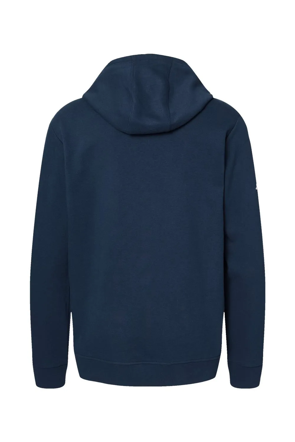 Adidas Mens Fleece Hooded Sweatshirt Hoodie w/ Pouch Pocket - Collegiate Navy Blue