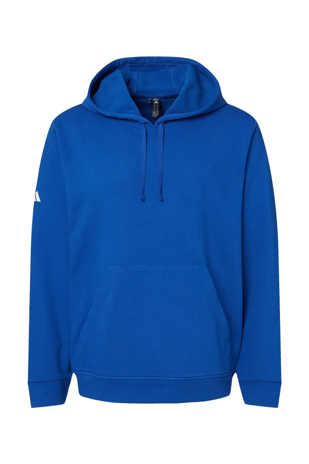 Adidas Mens Fleece Hooded Sweatshirt Hoodie w/ Pouch Pocket - Collegiate Royal Blue