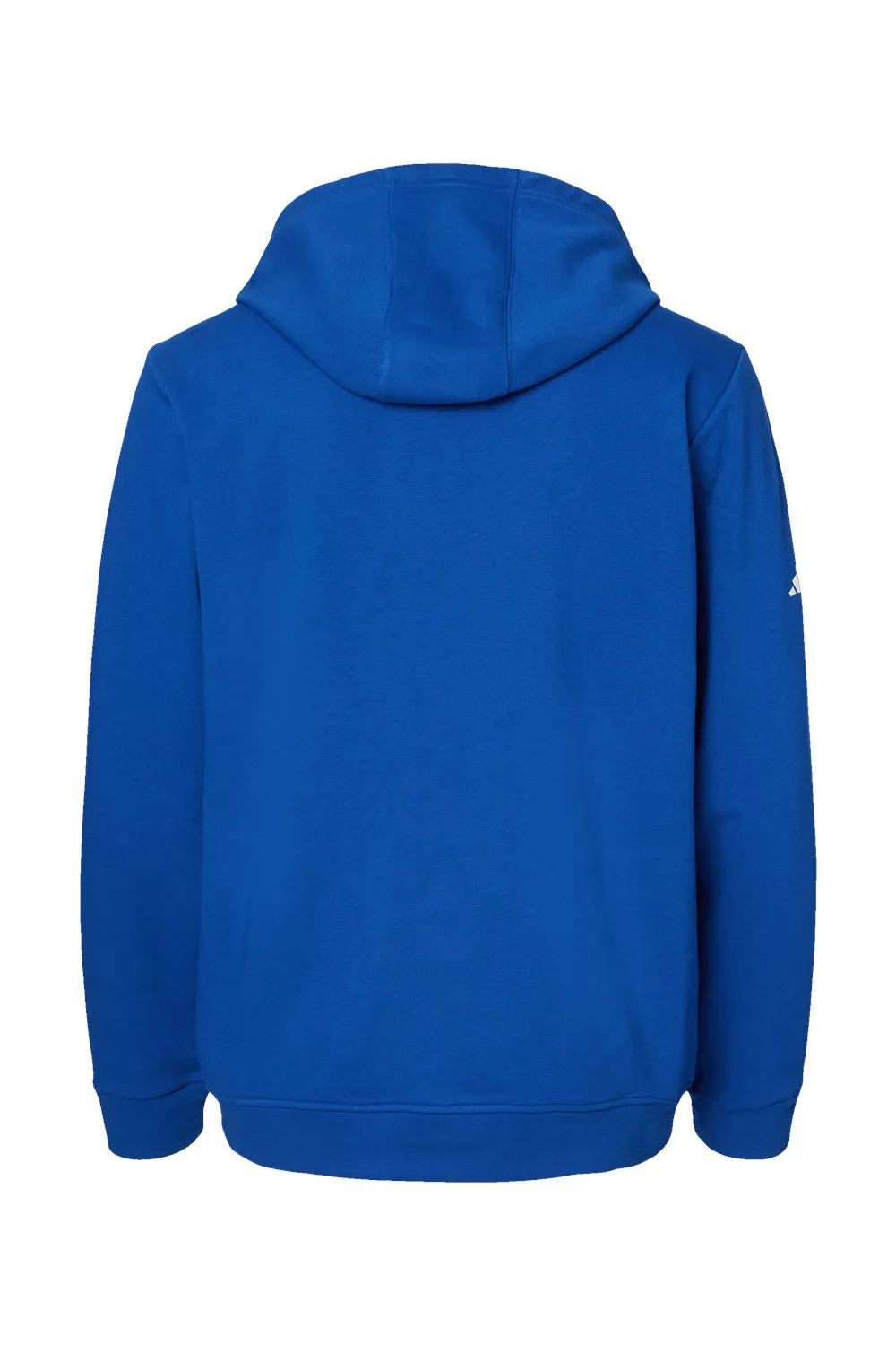 Adidas Mens Fleece Hooded Sweatshirt Hoodie w/ Pouch Pocket - Collegiate Royal Blue