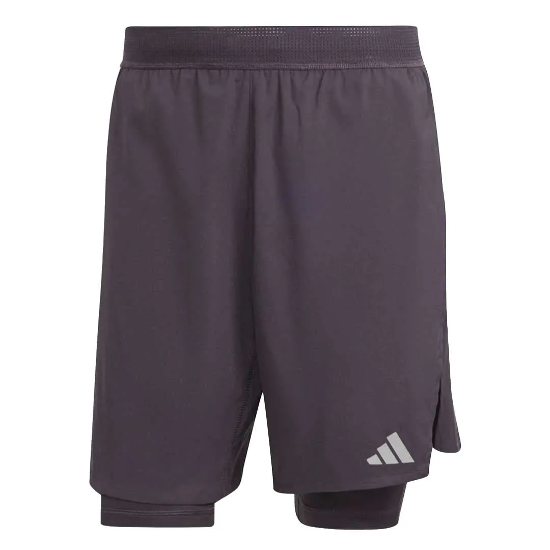 adidas - Men's HIIT Workout HEAT.RDY 2-In-1 Shorts (IL7130 7IN)