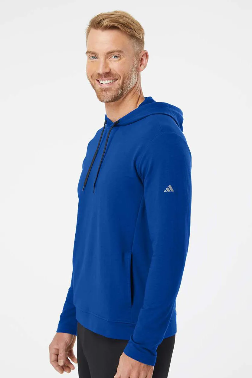Adidas Mens Hooded Sweatshirt Hoodie w/ Pockets - Collegiate Royal Blue - Closeout