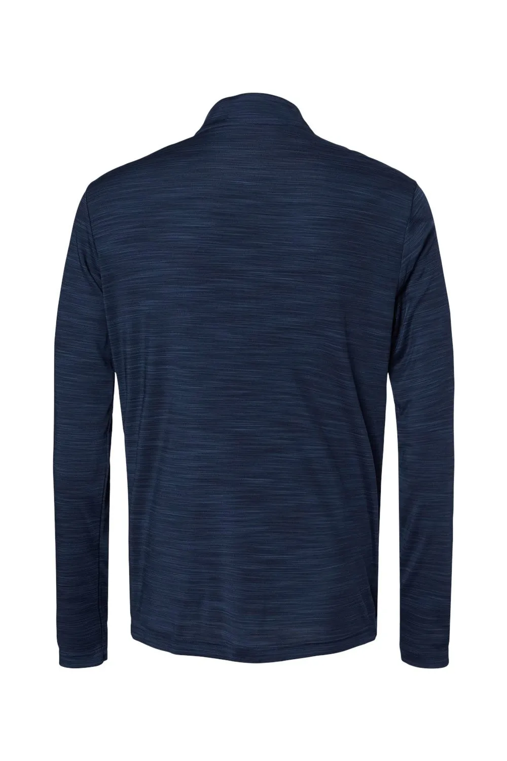 Adidas Mens Moisture Wicking 1/4 Zip Sweatshirt - Collegiate Navy Blue Melange