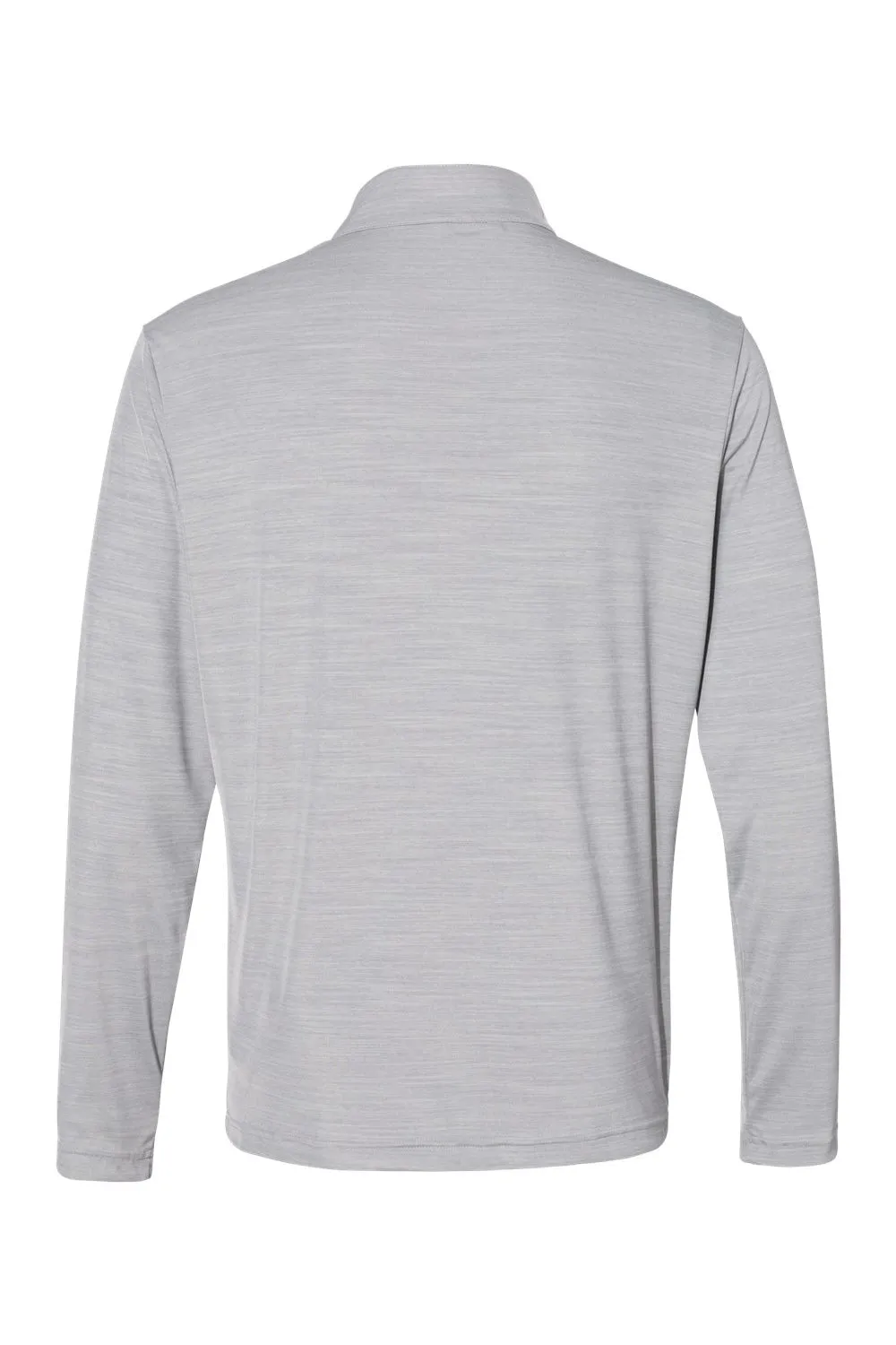 Adidas Mens Moisture Wicking 1/4 Zip Sweatshirt - Mid Grey Melange