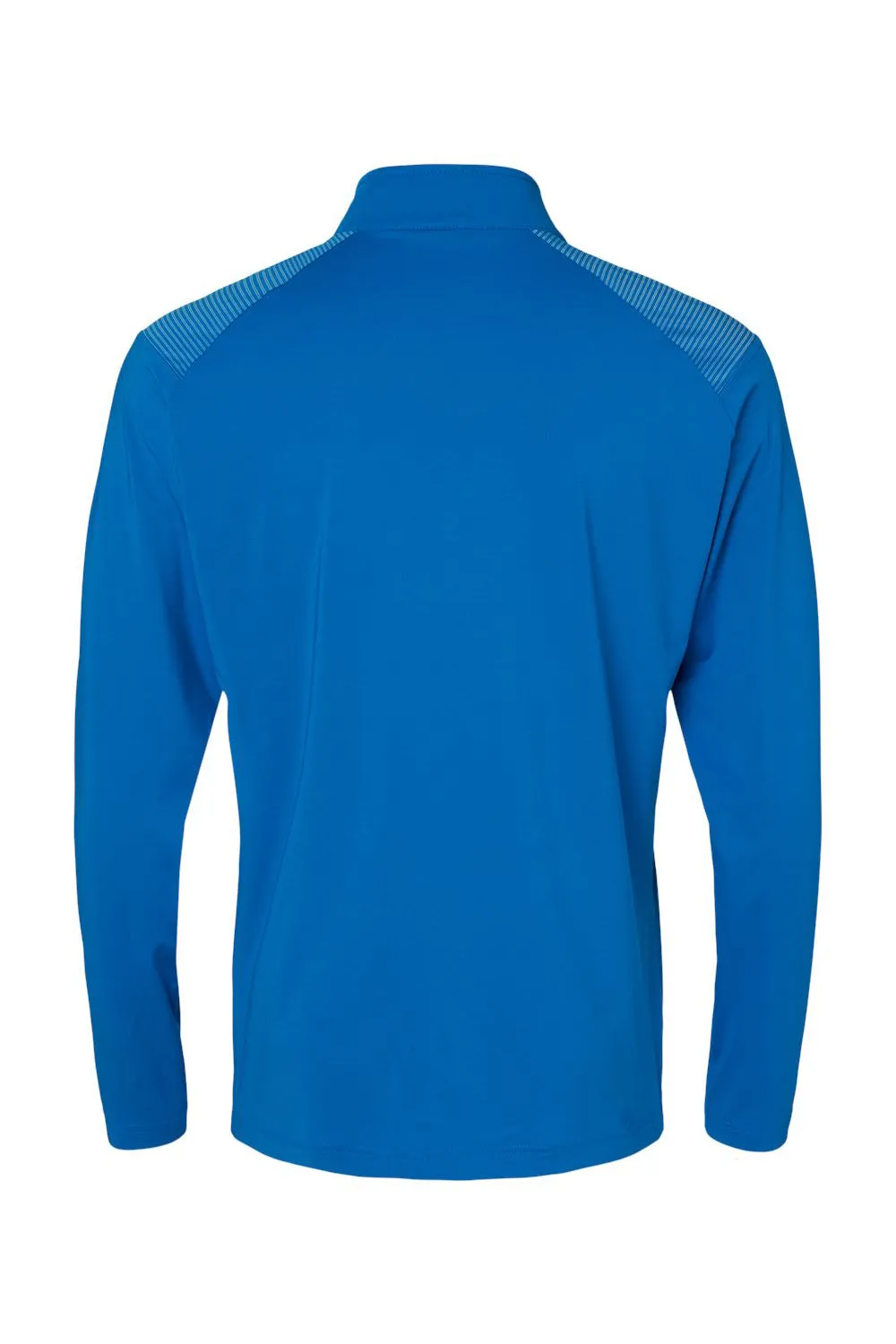 Adidas Mens Shoulder Stripe Moisture Wicking 1/4 Zip Sweatshirt - Glory Blue