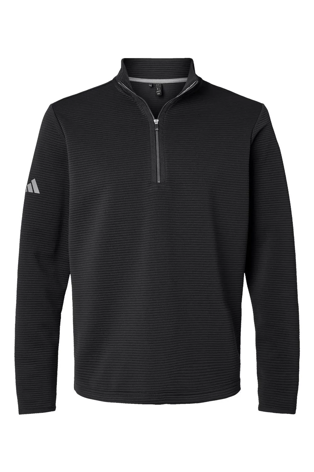 Adidas Mens Spacer 1/4 Zip Sweatshirt - Black