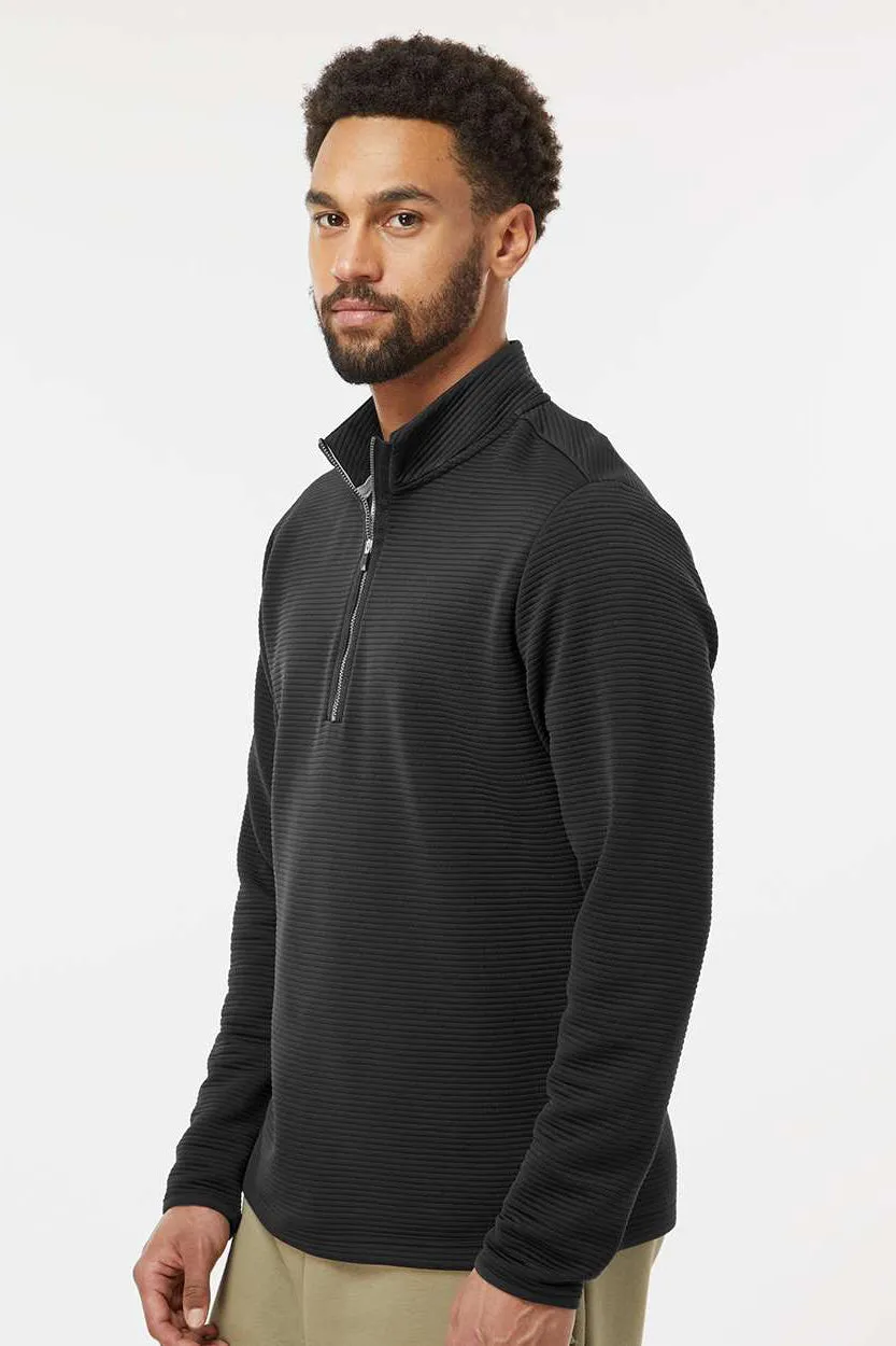 Adidas Mens Spacer 1/4 Zip Sweatshirt - Black