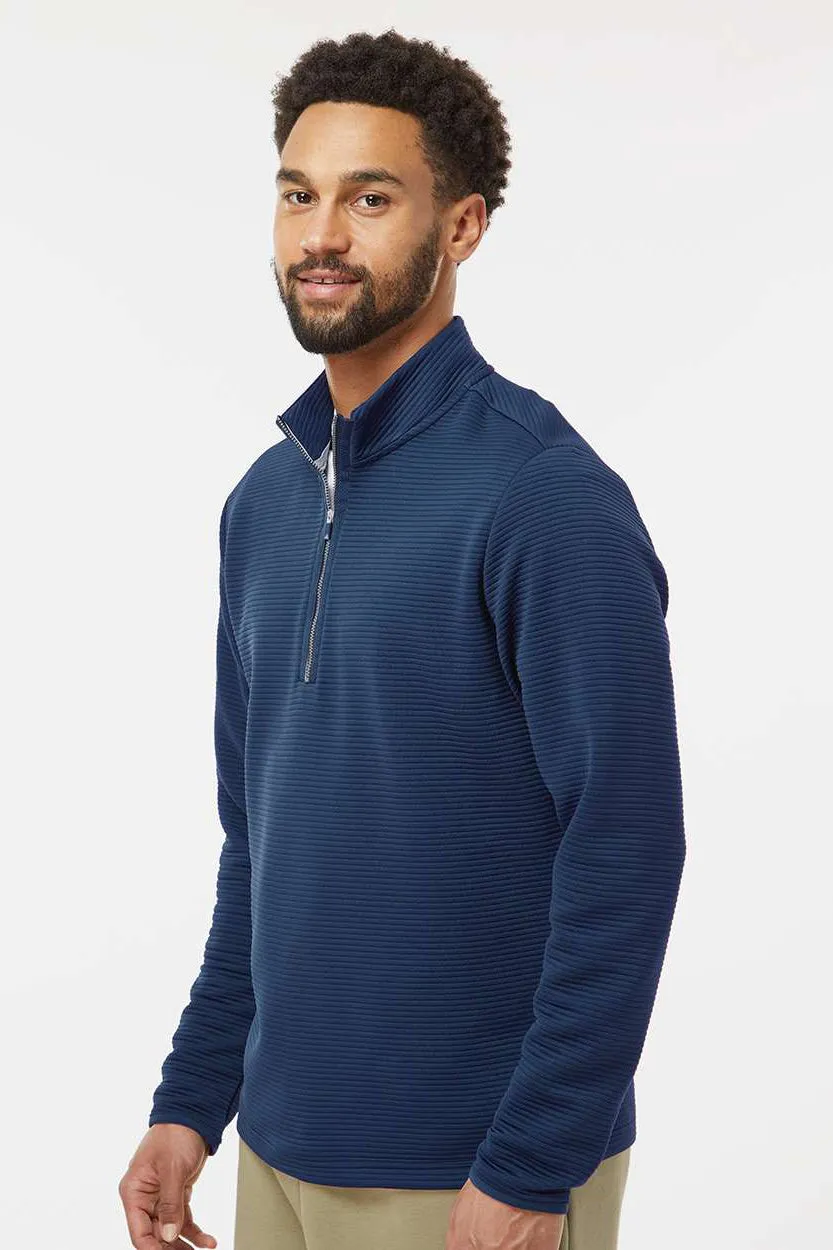 Adidas Mens Spacer 1/4 Zip Sweatshirt - Collegiate Navy Blue
