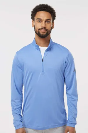 Adidas Mens UPF 50  1/4 Zip Sweatshirt - Blue Fusion