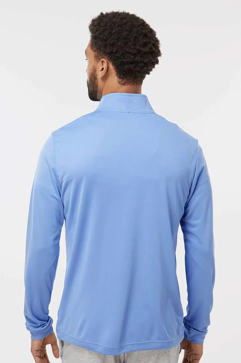 Adidas Mens UPF 50  1/4 Zip Sweatshirt - Blue Fusion
