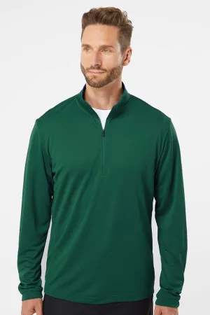 Adidas Mens UPF 50  1/4 Zip Sweatshirt - Collegiate Green