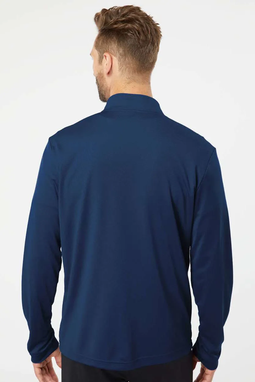 Adidas Mens UPF 50  1/4 Zip Sweatshirt - Collegiate Navy Blue