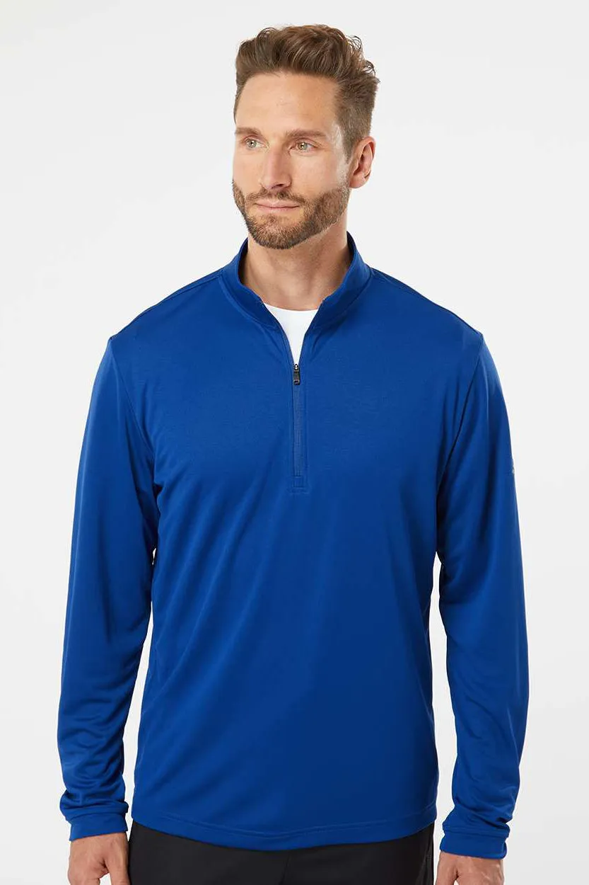 Adidas Mens UPF 50  1/4 Zip Sweatshirt - Collegiate Royal Blue