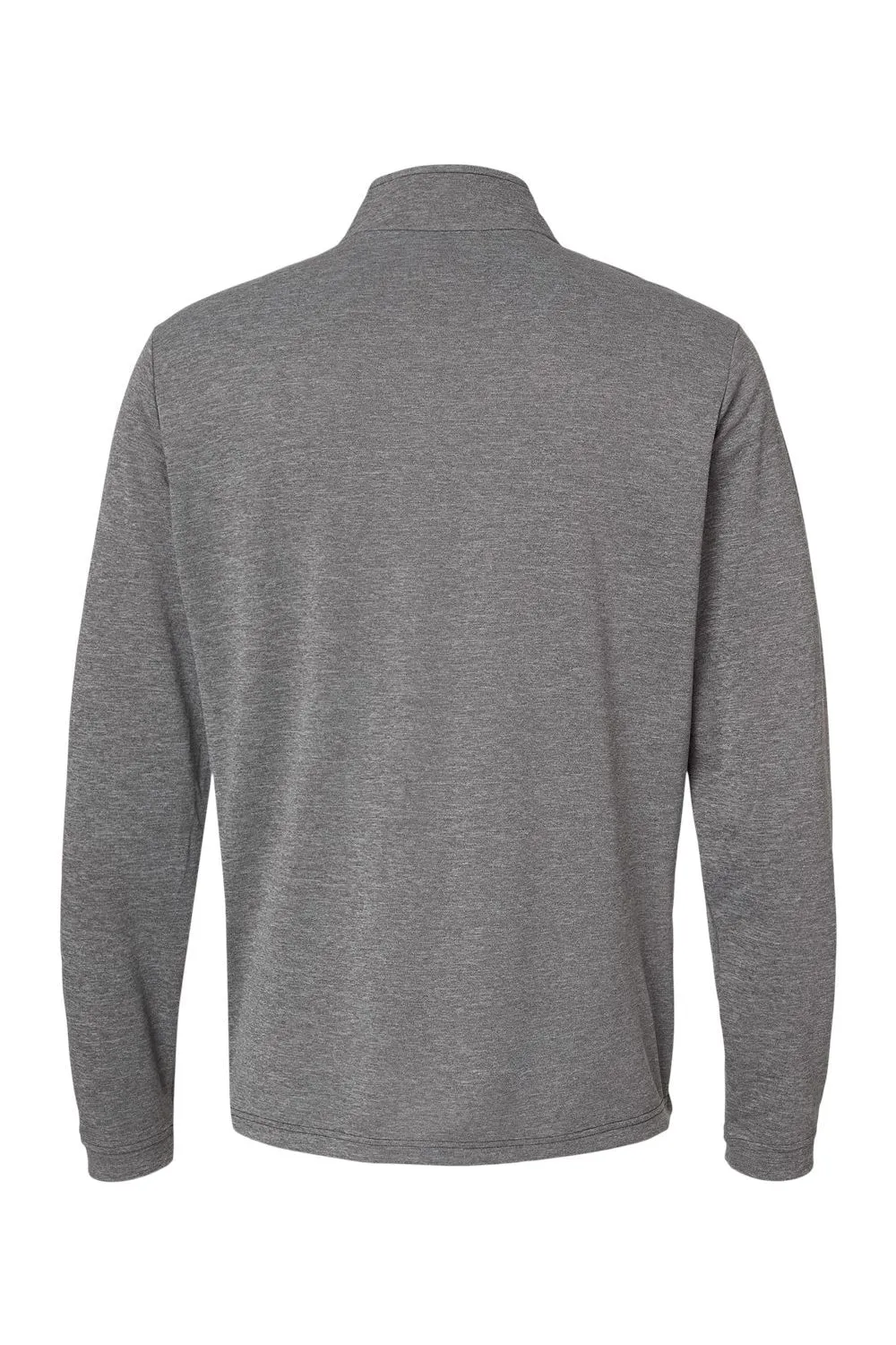 Adidas Mens UPF 50  1/4 Zip Sweatshirt - Heather Black