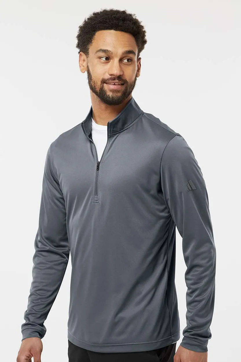 Adidas Mens UPF 50  1/4 Zip Sweatshirt - Onix