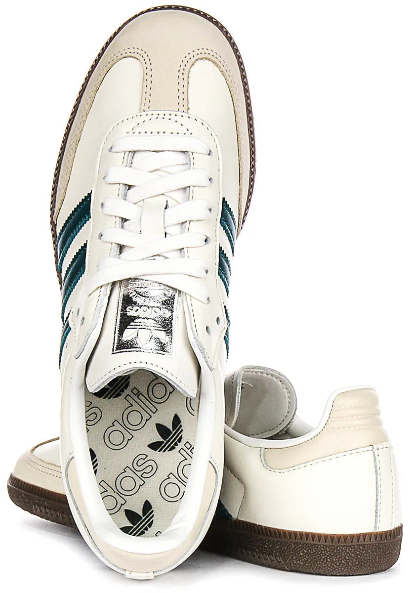 Adidas Samba OG In Cream Green For Women Shoes Adidas