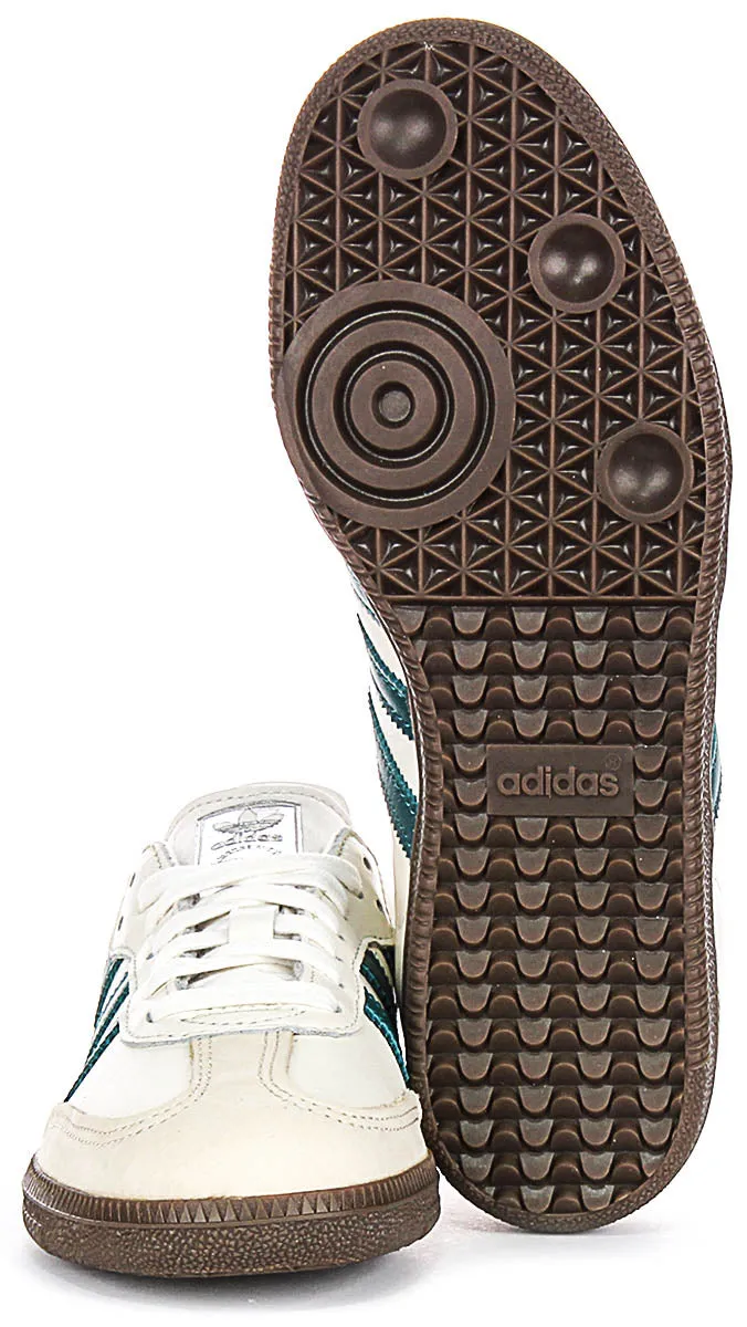 Adidas Samba OG In Cream Green For Women Shoes Adidas
