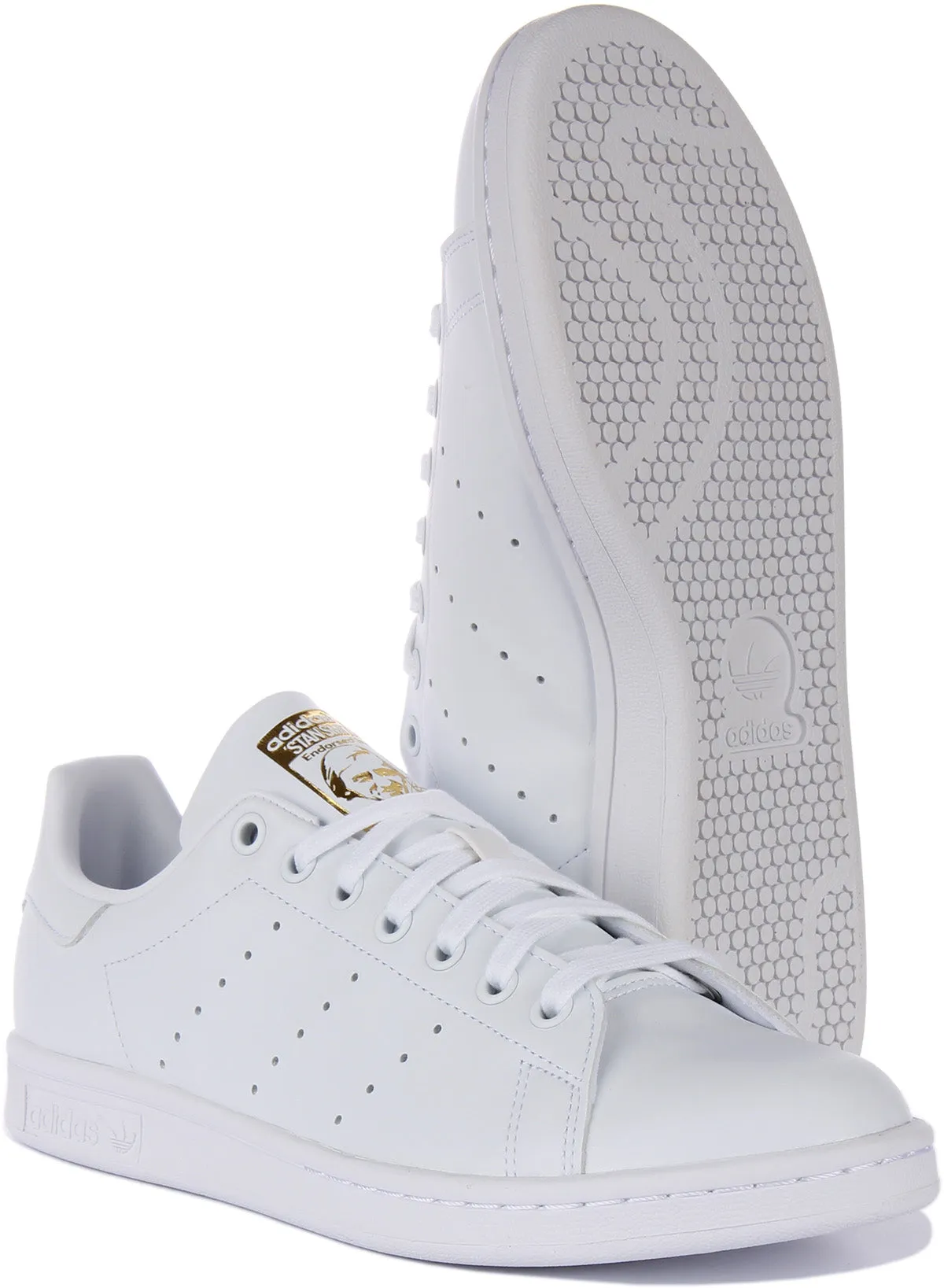 Adidas Stan Smith In White Gold Shoes Adidas
