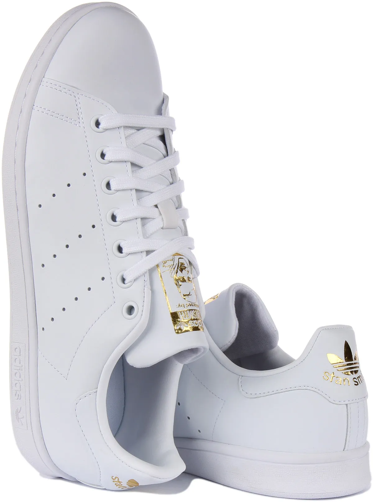 Adidas Stan Smith In White Gold Shoes Adidas