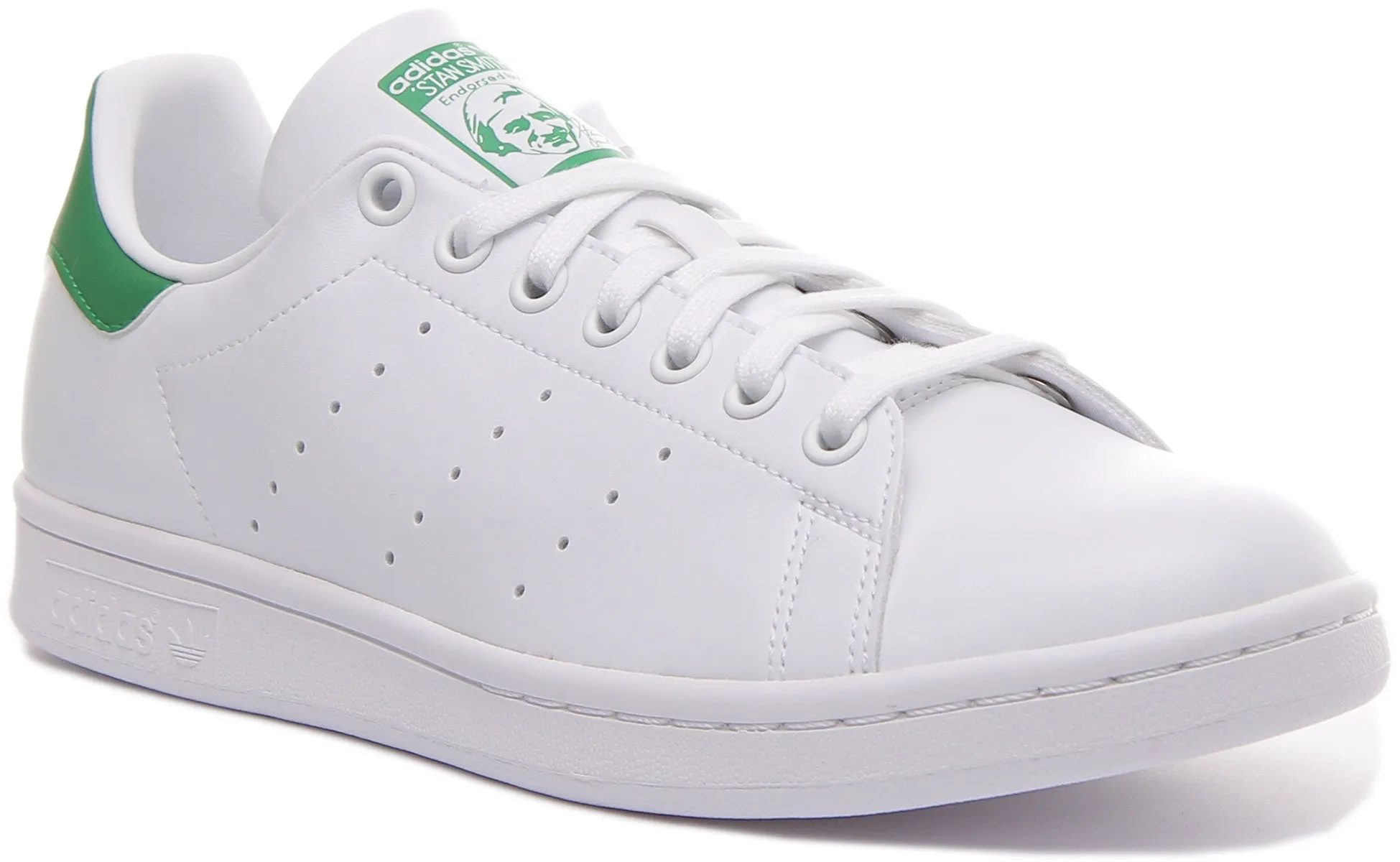 Adidas Stan Smith In White Green For Men Shoes Adidas