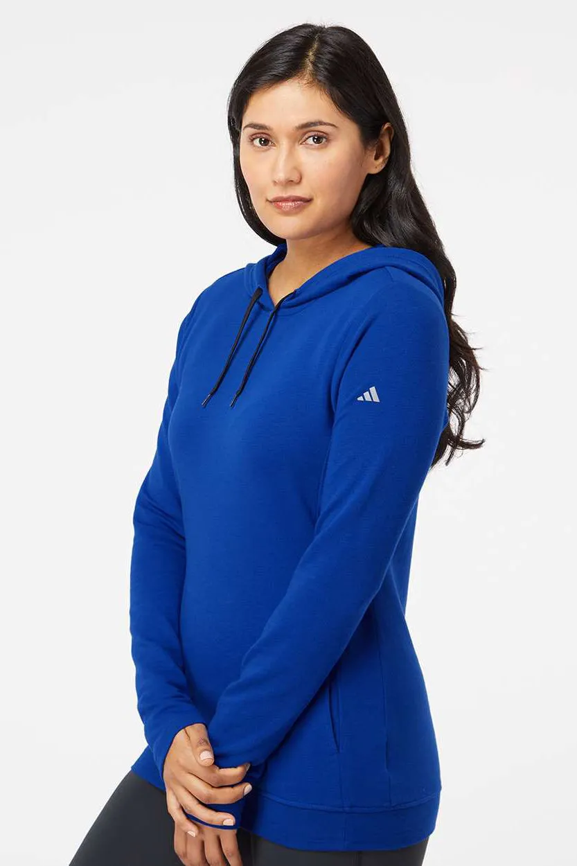Adidas Womens Hooded Sweatshirt Hoodie w/ Pockets - Collegiate Royal Blue - Closeout