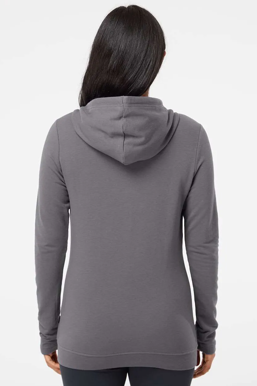 Adidas Womens Hooded Sweatshirt Hoodie w/ Pockets - Grey - Closeout