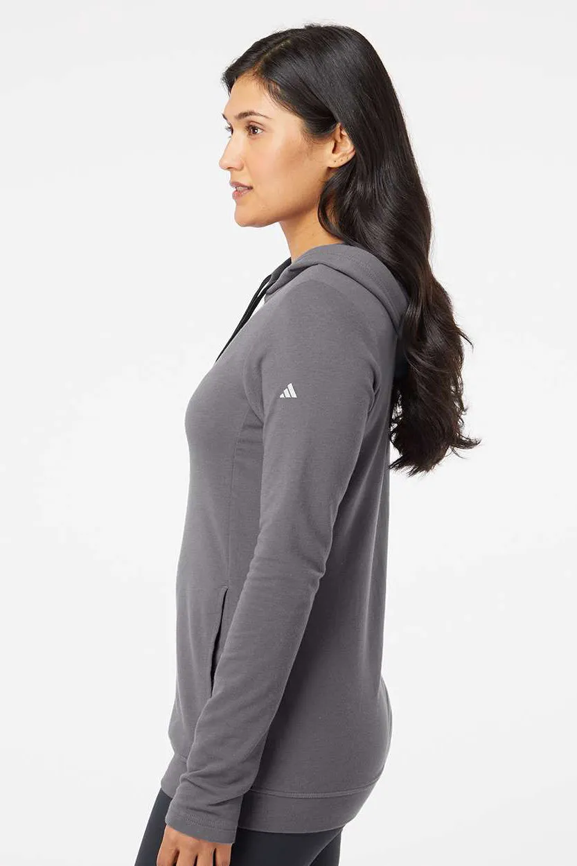 Adidas Womens Hooded Sweatshirt Hoodie w/ Pockets - Grey - Closeout