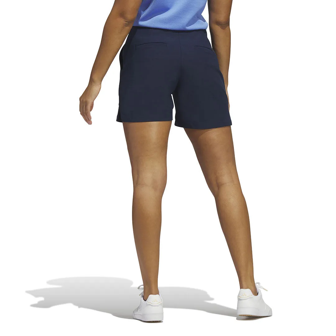 adidas - Women's Pintuck 5-Inch Pull-On Golf Shorts (HY4091)