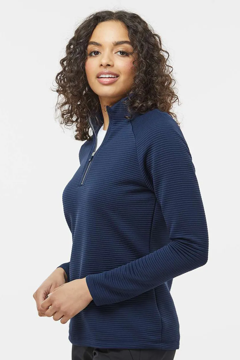 Adidas Womens Spacer 1/4 Zip Sweatshirt - Collegiate Navy Blue