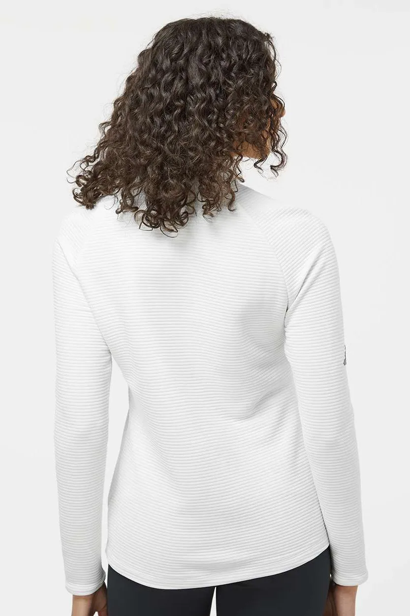 Adidas Womens Spacer 1/4 Zip Sweatshirt - Core White