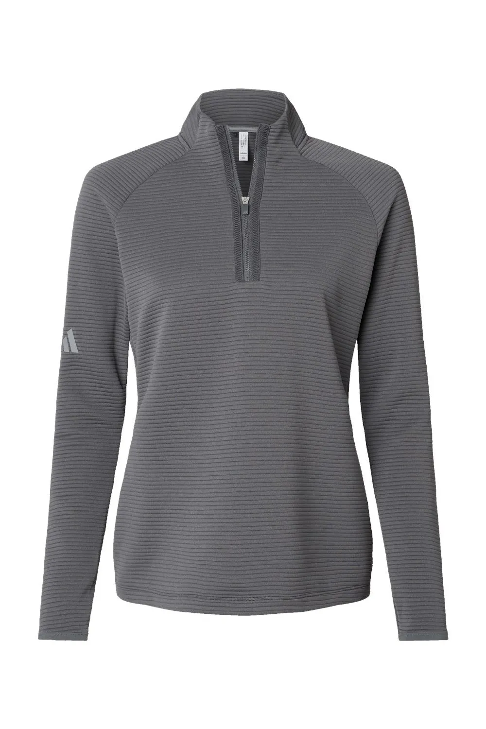 Adidas Womens Spacer 1/4 Zip Sweatshirt - Grey