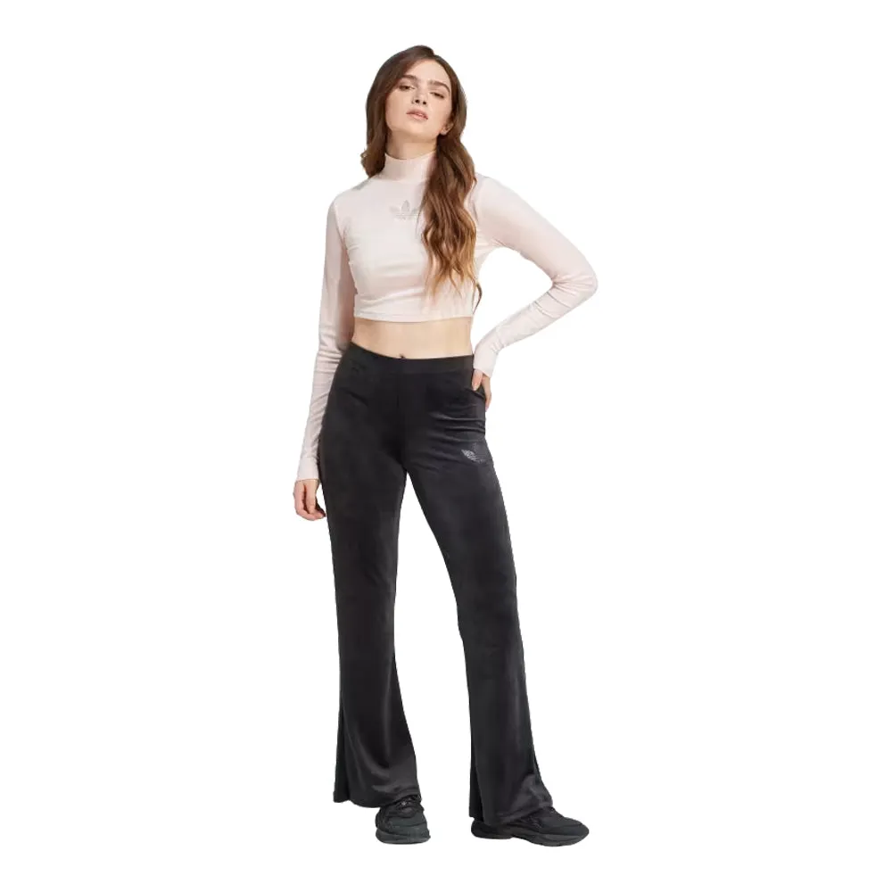 adidas Women's Velvet Pants With Rhinestone Trefoil Adidas