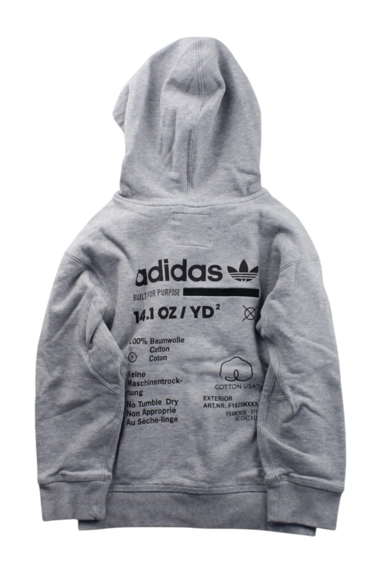 Adidas Zip-Up Hoodie, Size 7-8Y