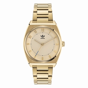 Adidas Code Two 38mm Gold Dial Watch AOSY22026,quartz watch, quartz watches for men, quartz watches for women, best quartz watch, minimalist quartz watch, luxury quartz watch, waterproof quartz watch,analog quartz watch, digital quartz watch,affordable qua