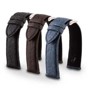 a??Eco-friendly watch band - Pineapple (black, brown, blue) Luxury watch bands Limited edition watch bands