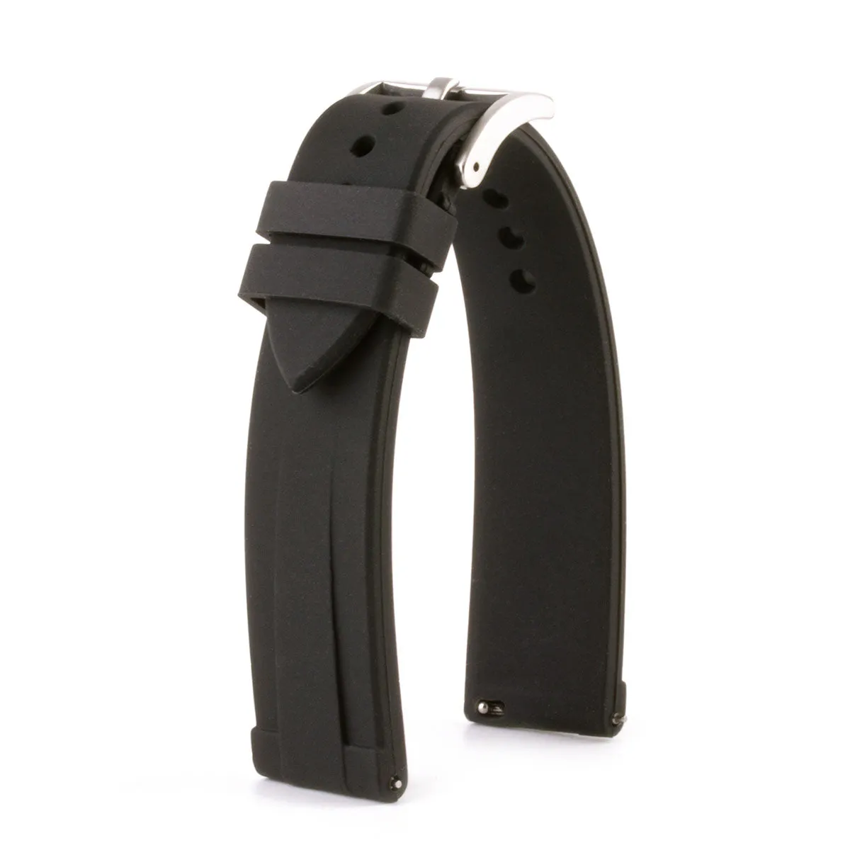 a??Interchangeable rubber watch band (black, grey, blue, green, kaki, brown...)
