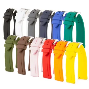 a??Interchangeable rubber watch band (black, grey, blue, green, kaki, brown...) Luxury watch bands Limited edition watch bands