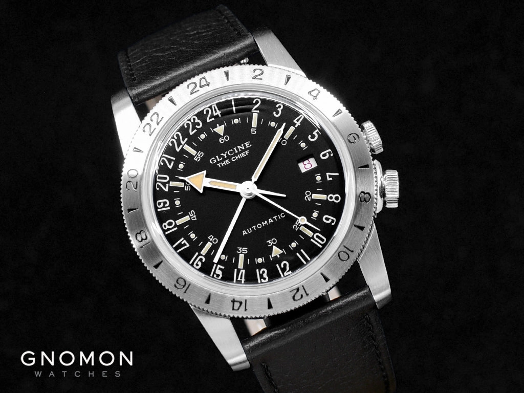 Airman ??The Chief?? GMT Black - Leather Ref. GL0465