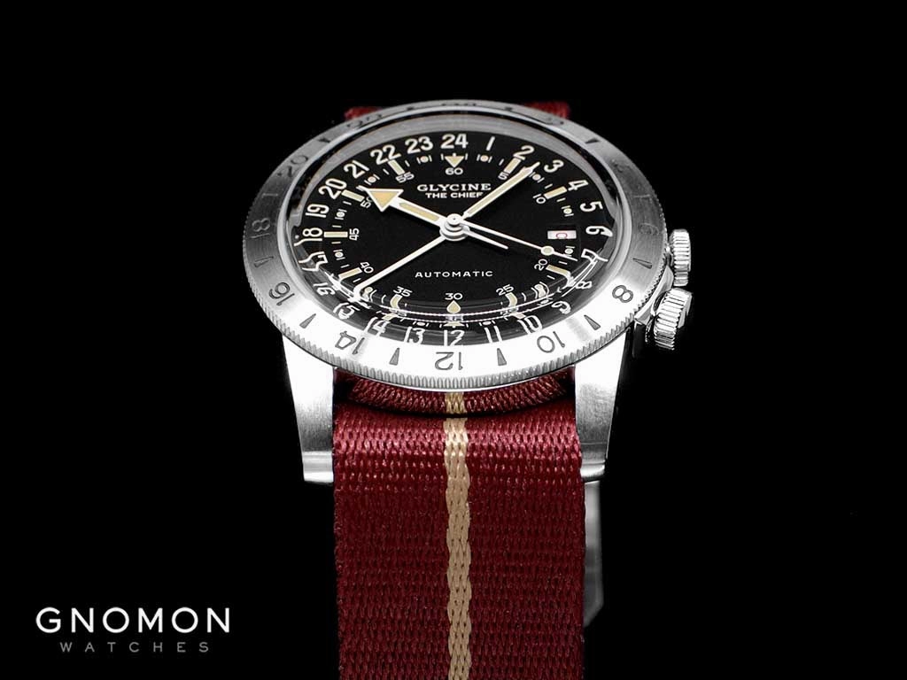 Airman ??The Chief?? GMT Black - Military Nylon Strap Ref. GL0472