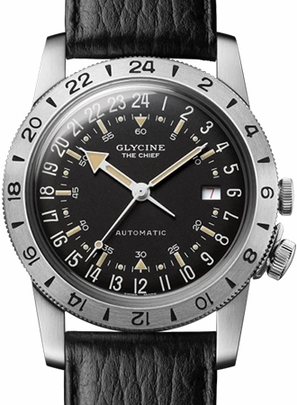 Airman ??The Chief?? Purist Black - Leather Ref. GL0469,automatic watch,automatic watches for men,automatic watches for women,luxury automatic watch,minimalist automatic watch,dress automatic watch,vintage automatic watch,automatic watch sale