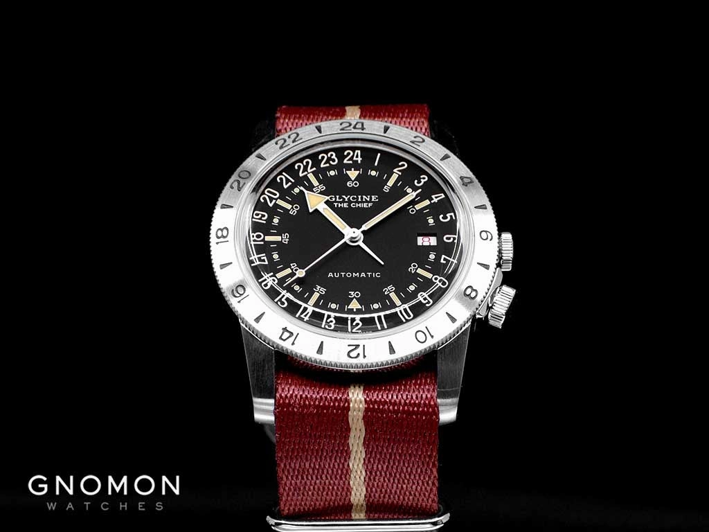 Airman ??The Chief?? Purist Black - Military Nylon Strap Ref. GL0474
